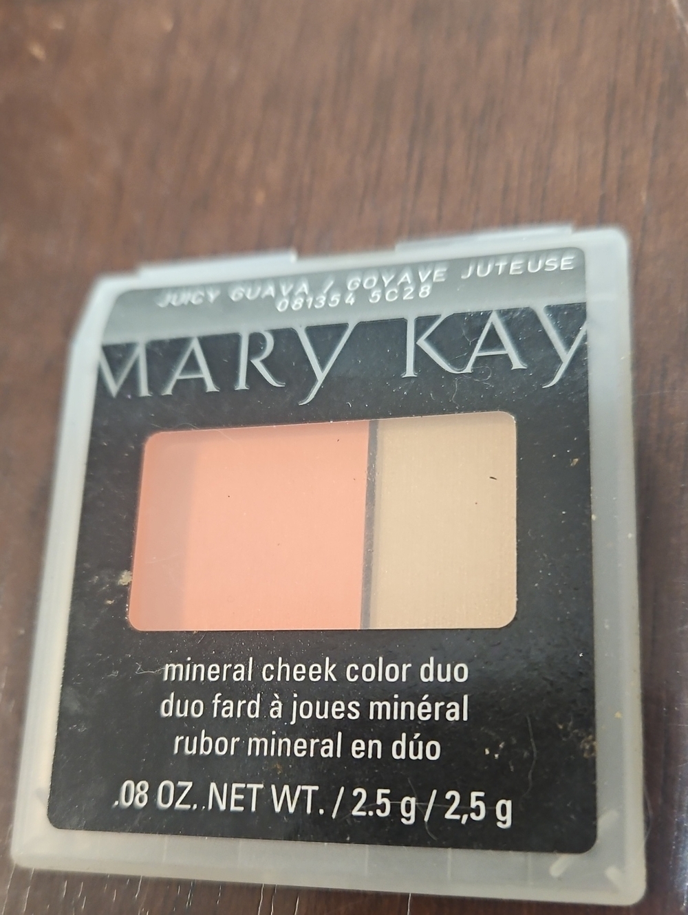 Mary Kay Juicy Guava Mineral Cheek Duo - Peach & Beige